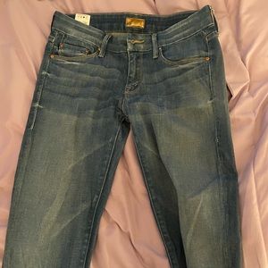 Mother size 25 straight leg jeans